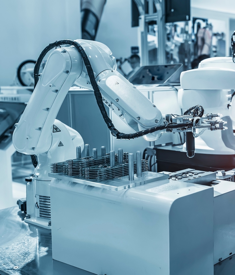 bigstock-robotic-arm-catch-for-electron-435778415